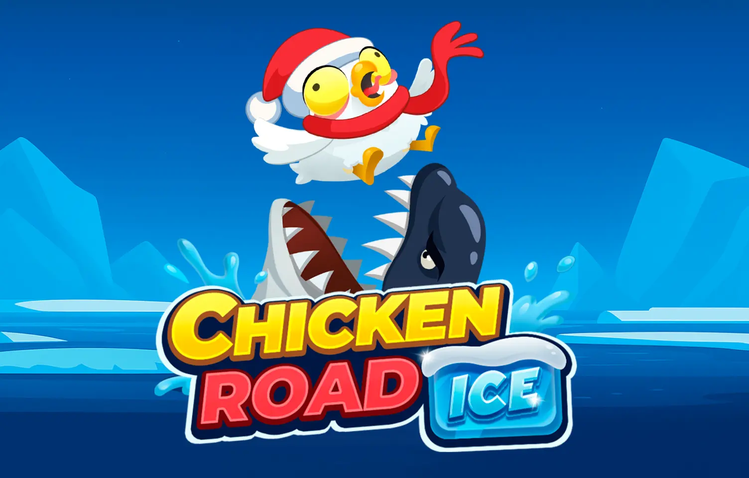 Logo Chicken Road Ice — alternative à la version « Ronaldo game app ».